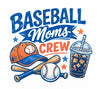 Baseball Moms Crew Comfort Colors T-Shirt, Gameday Baseball Tee, Sports Mom Shirt, Cute Women's Baseball Game Day Tee, Retro Baseball Mama Shirt, Gift for Baseball Moms