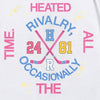 Heated All The Time T-Shirt, Rivalry Occasionally Apparel, Sassy Attitude Graphic Shirt, High Energy Streetwear Top, Funny Competitive Slogan Shirt