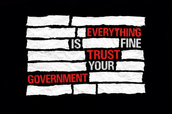 Censored Everything Is Fine Trust Your Government Redacted Meme T-Shirt, Conspiracy Theory Humor Graphic Tee, Bold Truth Seeker Shirt, Classified Document Sarcastic Top