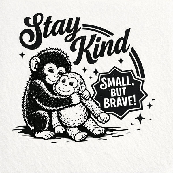 Punch Baby Monkey Shirt, Emotional Baby Monkey Holding Plush Toy Tee, Viral Emotional Monkey PNG Graphic T-Shirt, Cute Kindness Matters Animal Shirt, Aesthetic Soft Girl Monkey Lover Gift