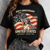 250th Anniversary United States Shirt, Patriotic Bald Eagle T-Shirt, America 1776–2026 Semiquincentennial Tee, Independence Day USA Celebration Shirt, Commemorative 250 Years of Freedom Top