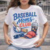 Baseball Moms Club Comfort Colors T-Shirt, Gameday Doodle Baseball Tee, Trendy Women's Baseball Shirt, Hand-Drawn Sports Mom Shirt, Retro Baseball Mama Game Day Tee, Cute Baseball Gift for Mom