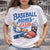 Baseball Moms Club Comfort Colors T-Shirt, Gameday Doodle Baseball Tee, Trendy Women's Baseball Shirt, Hand-Drawn Sports Mom Shirt, Retro Baseball Mama Game Day Tee, Cute Baseball Gift for Mom