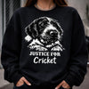 Justice For Cricket Shirt, Animal Rights Advocacy Tee, Justice For Pets Protest Top, Cricket Dog Tribute Graphic Shirt,