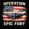 Operation Epic Fury USA Flag Shirt, Patriotic American Hero Hoodie, Military Style Tank Top, US Special Ops Graphic Tee, Veteran Pride Apparel, Tactical Flag Clothing for Men & Women