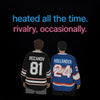 Heated All The Time Shirt, Funny Hot Headed T-Shirt, Competitive Spirit Graphic Tee, Gym Motivation Slogan Shirt, High Energy Streetwear Top